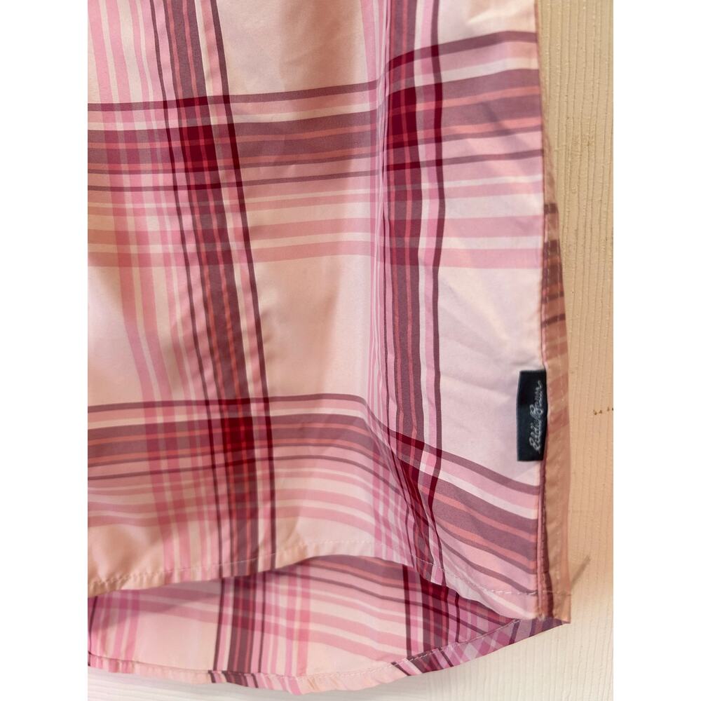 Eddie Bauer Women's Button-Down Short Sleeve Adventure Shirt Plaid Large NWT - Picture 5 of 7